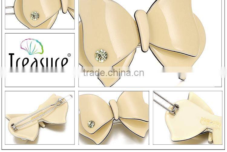fashion jewelry wholesale cute acrylic bowknot child hair accessory for party