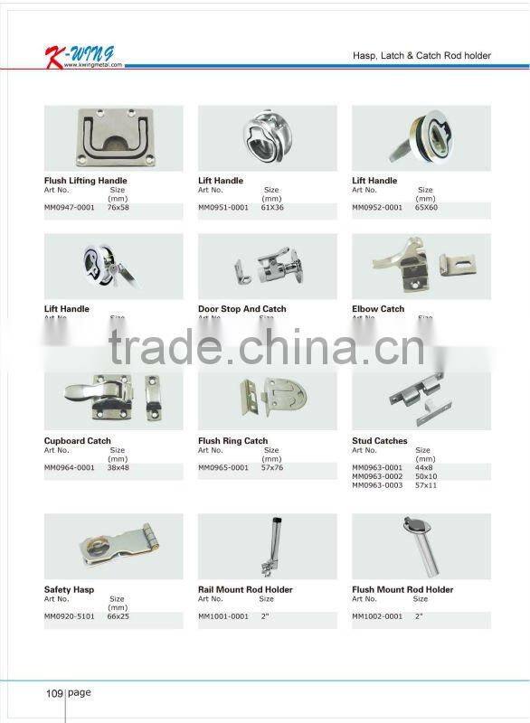 Stainless Steel Square Flush Ring Pull