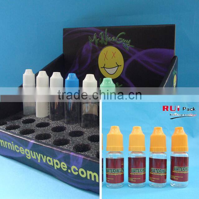 hot sale plastic e-liquid bottle with printing, plastic dropper bottle