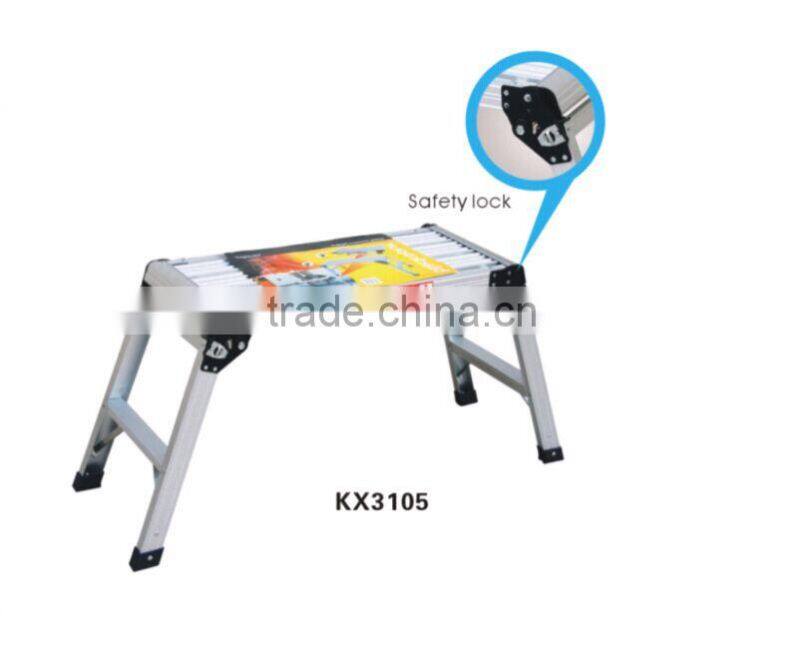 aerial working platform with silver white aluminium