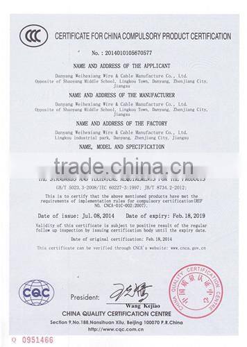 60227 IEC 01 BV 450V/750V 16mm copper cable