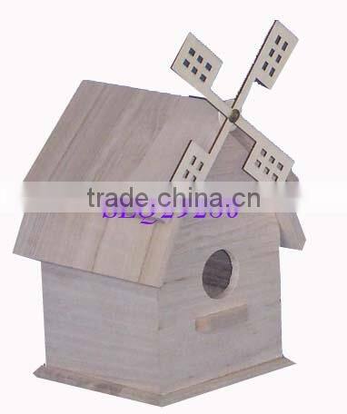cheap handmade christmas wooden carved bird house