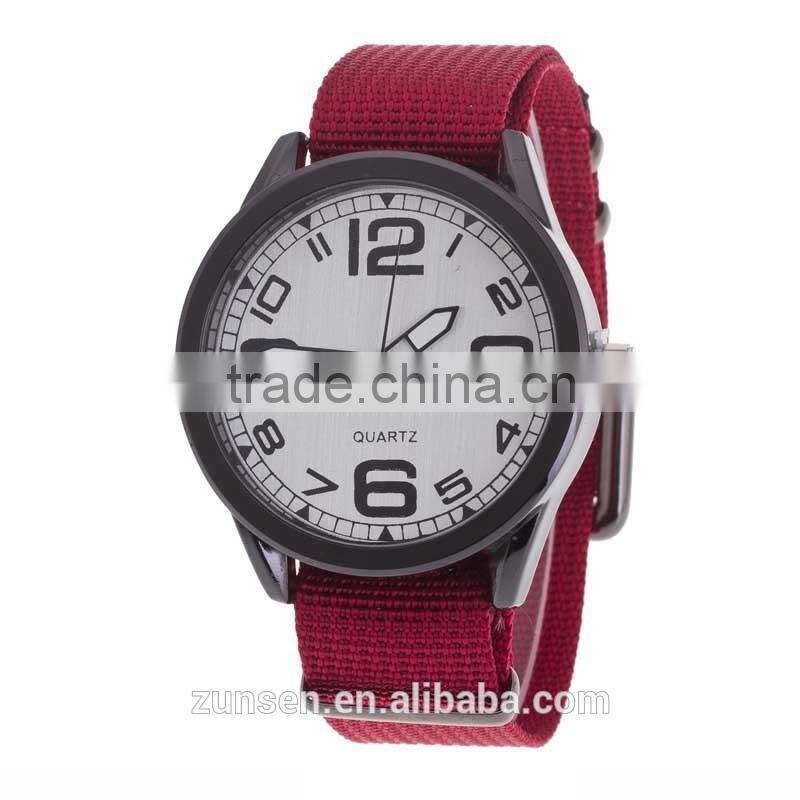 2016 Military Watch Men Quartz Analog Clock Nylon Leather Canvas Strap Clock Sports Watches Army Relogios Masculino