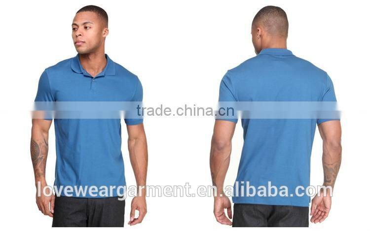 Shot sleeve 2 buttons t shirt polo solid color