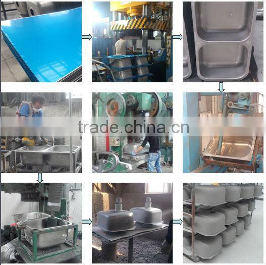 China Supplier Kitchen Stainless Steel 304 Double 18gauge Sink Topmount Installation Type