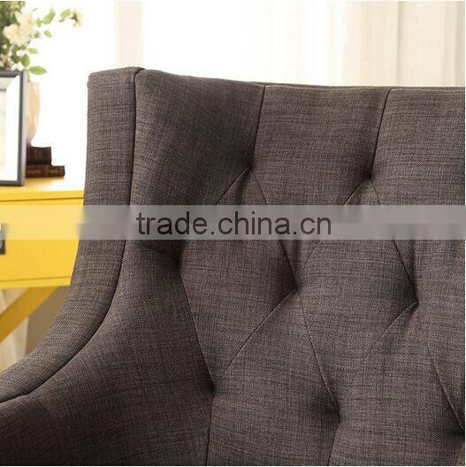 Tess Wingback Tufted Linen Upholstered Chair HS-SC2167