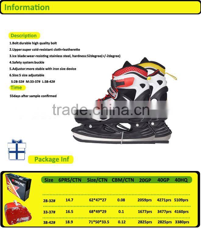 wholesale ice skate shoes kids cold resistant ice rink ice skates