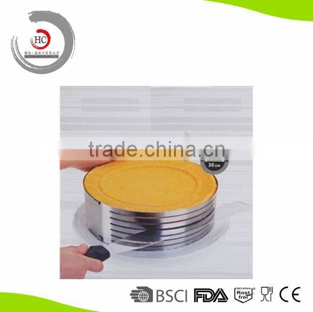 Bakeware ZGY Retractable Stainless Steel Circle Mousse ring cake mold baking tool set shape size adjustable 24.5-30.5cm