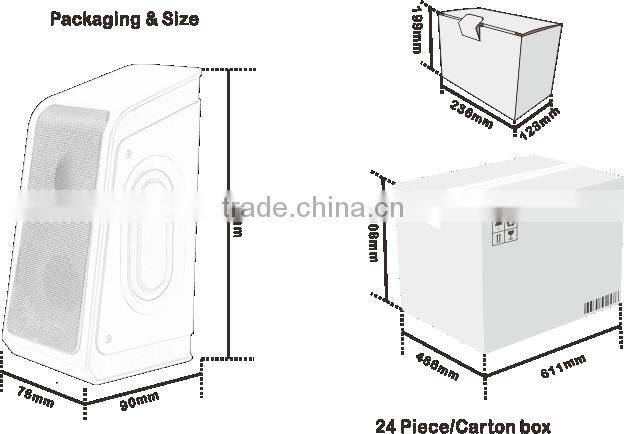 Fashsion style 2.0speaker active type for mobile phones