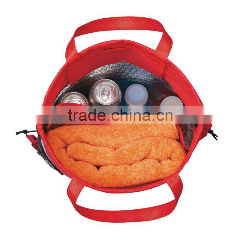 Reflecto-Insulated Drawstring Backpack-Royal Blue