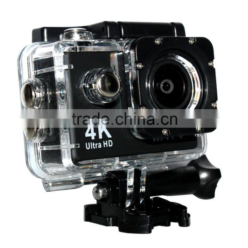 Ultra HD 4K 30fps 1080P 16M WiFi Sport Action Camera Waterproof Diving Helmet Video Recorder Slow Motion DVR