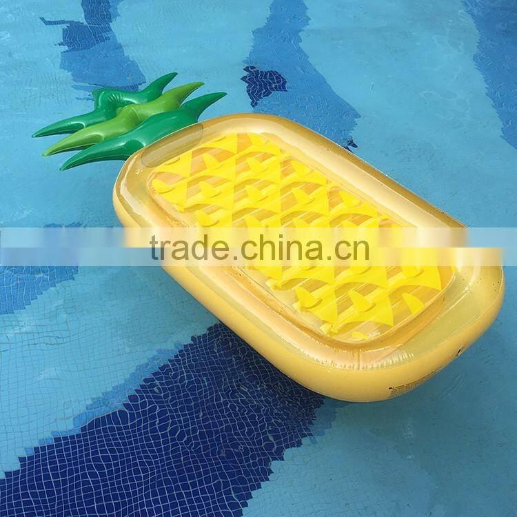 factory sale high quality 3 person vinyl inflatable pretzel pool float swim ring float