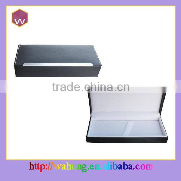 Quality Leather Pen Gift Box / Cheap PU Single Writing Pen Storage Box