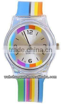 2013 most fashionable colors strap japan movt quartz branded watches for girls
