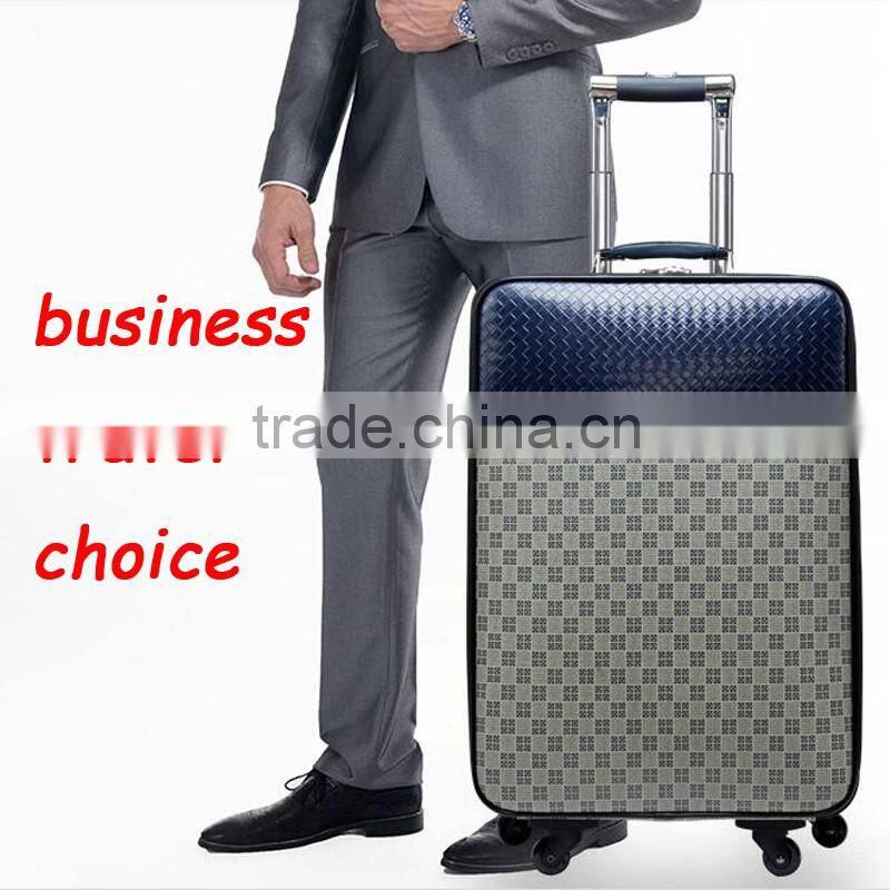 Packaging & Shipping Free Logo Design PVC Carry On Luggage For Sale Long Luggage Trolley Bags For Men