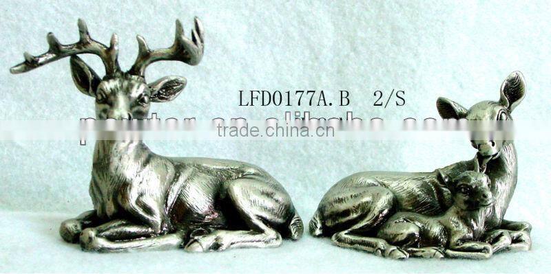 Small Pewter Animal Sculpture Home Decoration, Elephant crafts