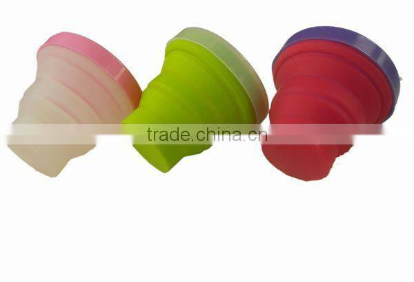 economic foldable& eco-friendly &safty soft silicone cup
