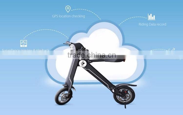 new fashionable gps function electric powered smart electric scooter