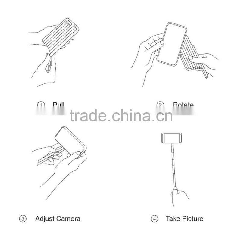 Good Quality ! Selfie stick phone case for iPhone6g/6s, Mobile phone cover,selfie phone case for 4.7inch phone