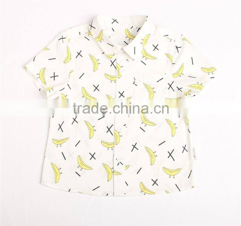 allover printing kids cartoon safety high visibility shirt