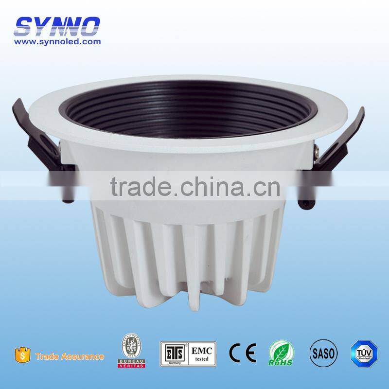 Hot sales high power round recessed aluminum COB chip LED downlight 7/12/18/25/30/40w