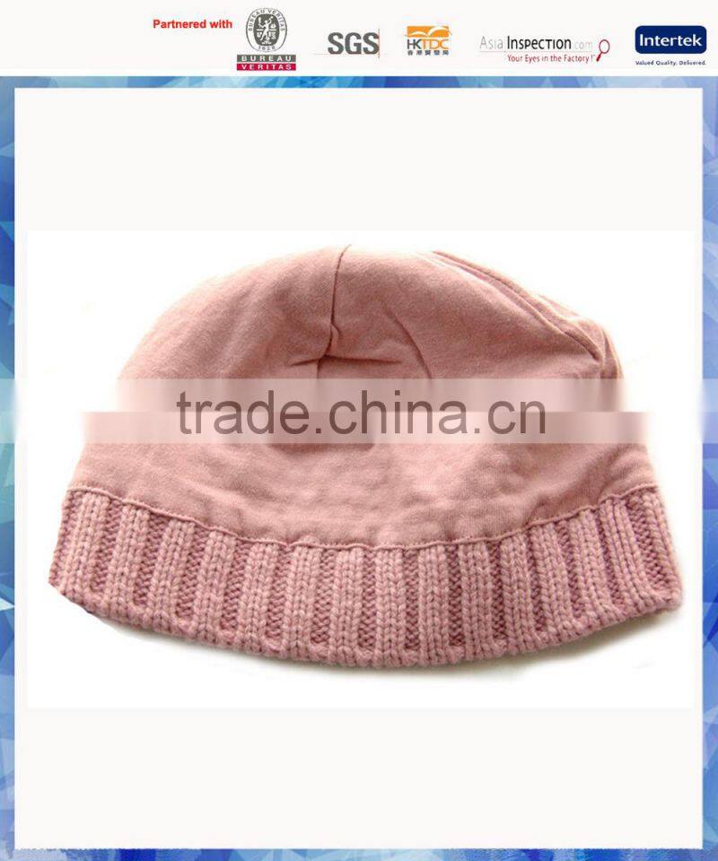 pink popcorn knit girls fashion knitting beanie hat
