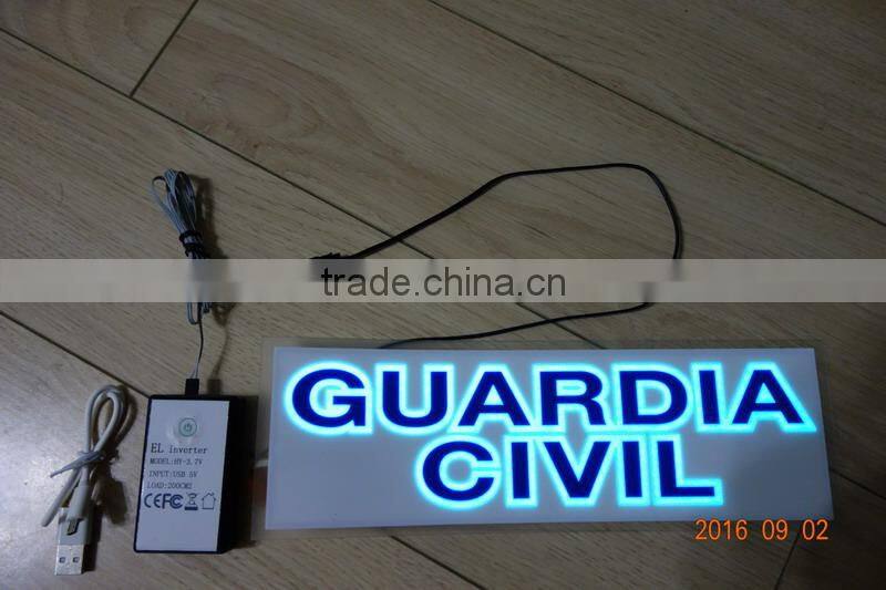 Explosion news!!!Develop production newly DC5V USB charge battery EL inverter