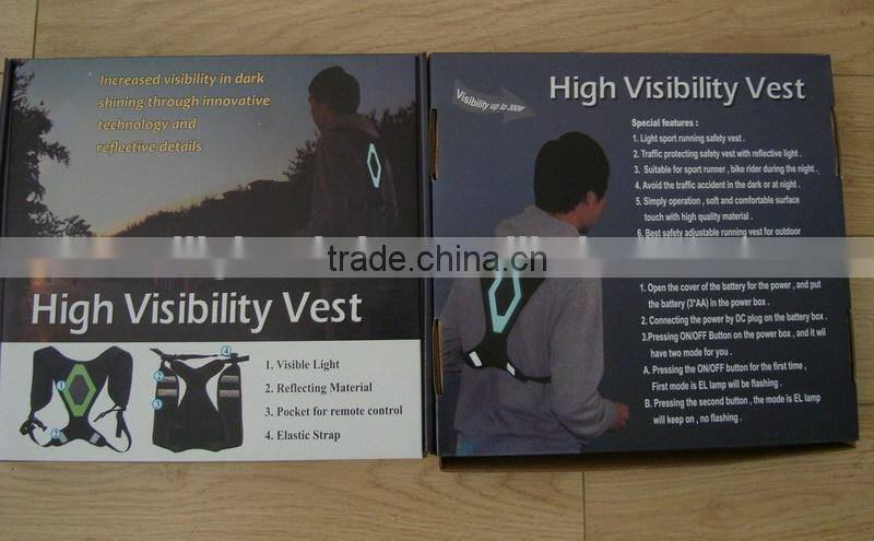 outdoors EL safety belt / outdoors el Flash vest / outdoors el light belt