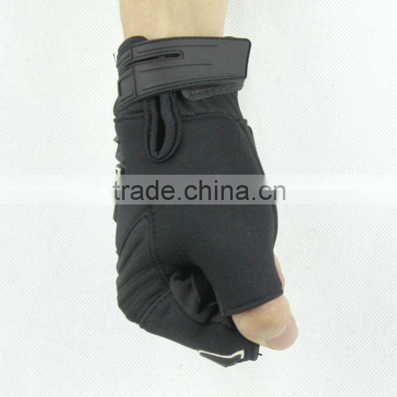best seller black fingerless sport gloves