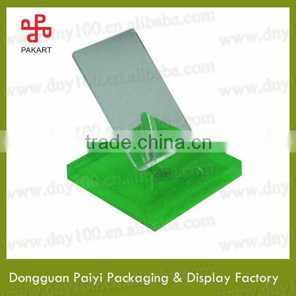 Sales promotional lowest price acrylic mobile phone holder