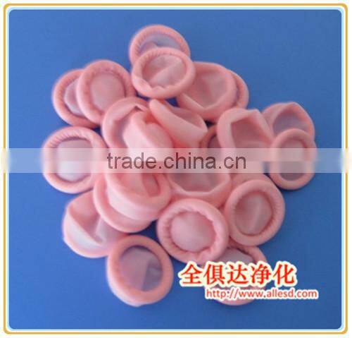 Cleanroom 100% Latex pink Anti-static Finger Cot