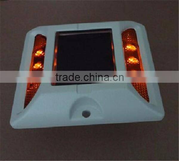 Flashing Solar Ground LED Aluminum Raised Pavement Road Marker