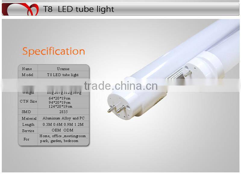 Manufacturer Energy saving high quality epistar chips t10 t5 t8 12v led fluorescent tube light lamp