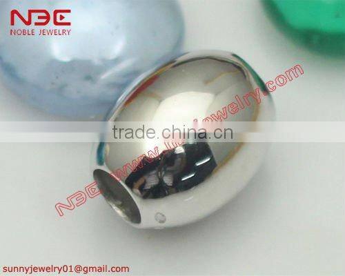 925 silver bead necklace with AAA zircon stone