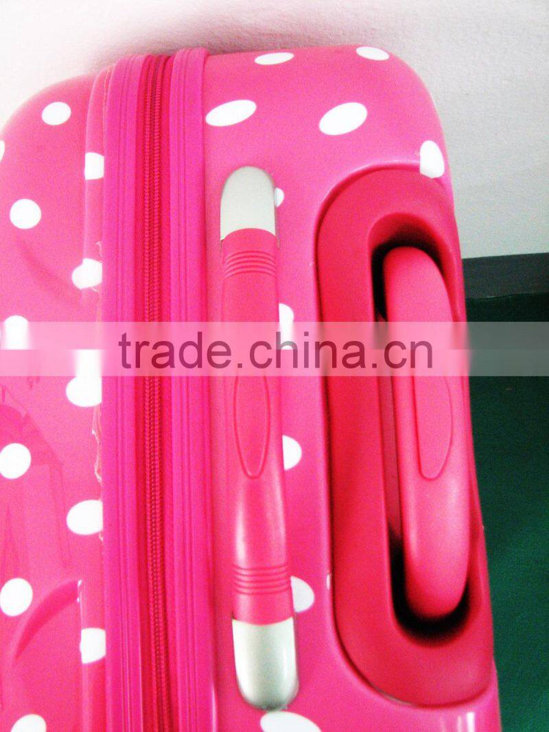 Business Quality Vintage ABS+PC Bright colorful trolley luggage set