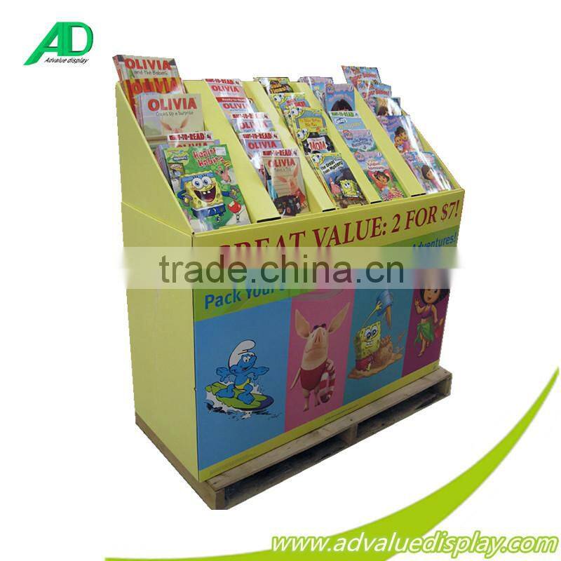 soy-based ink printing custom retail paper display for photo frame/paper display photo frame