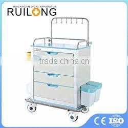 New Style Best Sell Steel Medical Tool Trolley With Drawers