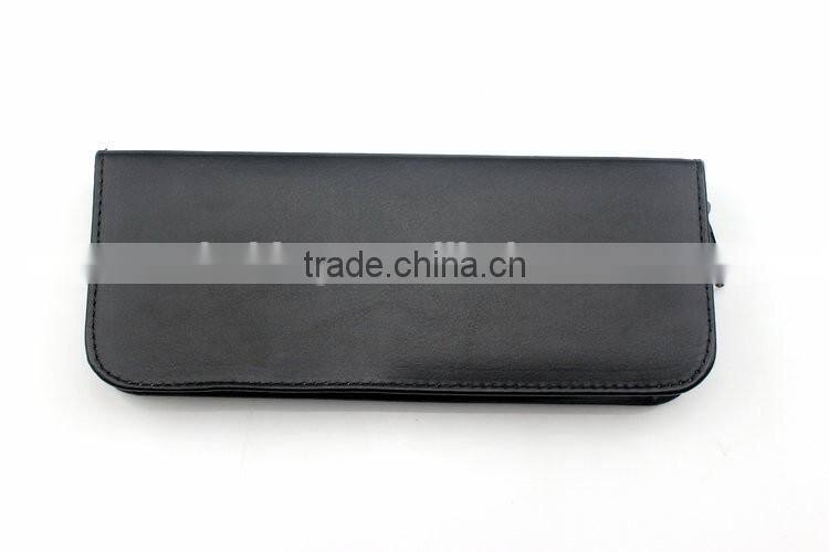 PU Bags Leather Professional Hairdressing Shear Scissor Pouch Double Scissors Packing Bag Storage Case