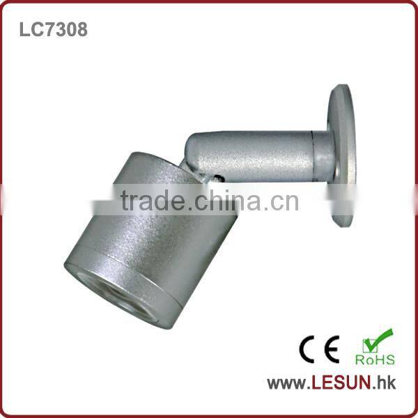 Hot flexible spotlight LC7308 1W led jewelry spot light
