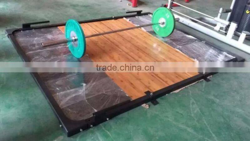 Crossfit rubber weightlifting platform,olympic platform