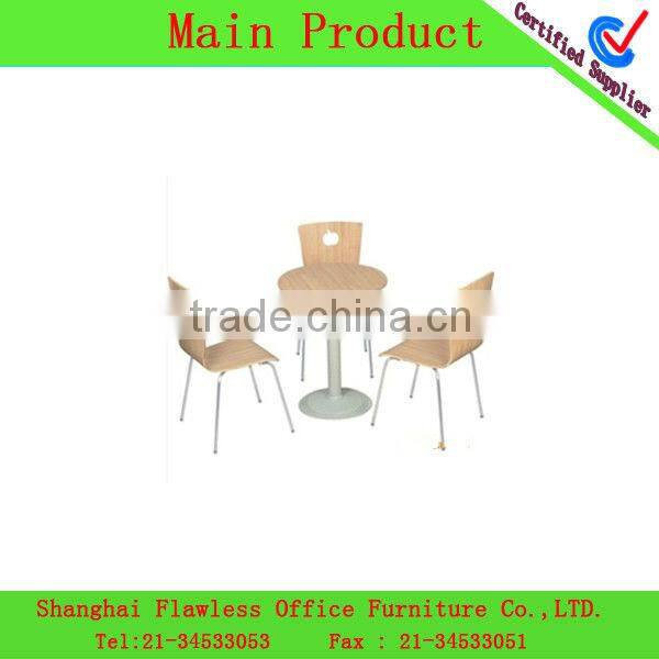 2013 hot design fast food restuarant round table