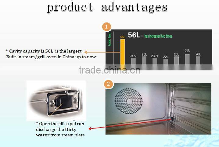 Hot design ,Built in steam oven /Portable electric convection oven/Electric steaming baking oven RF003