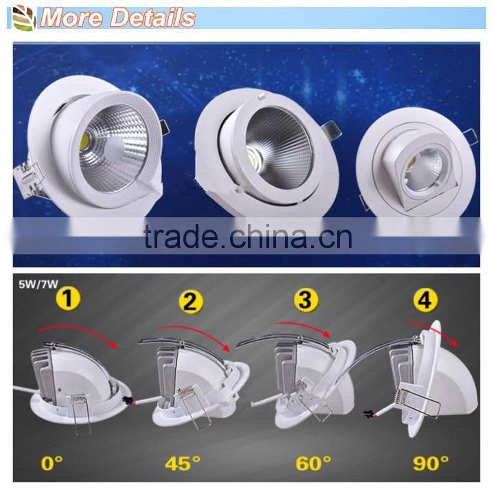2016 25W dimmable LED cob downlight 25 watts with high lumen cob down light