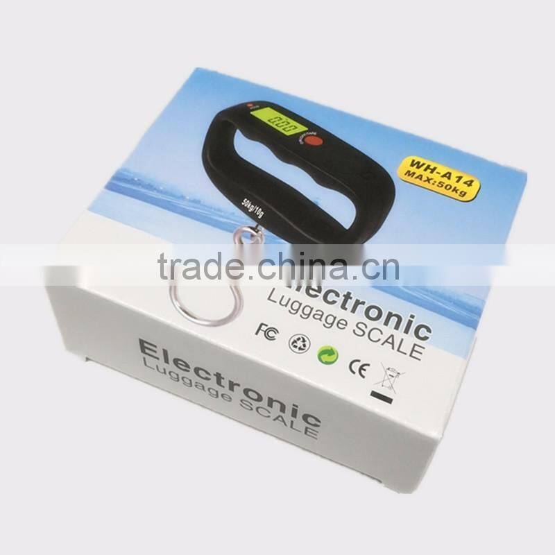Factory hot sale 50kg portable electronic scale with LCD display
