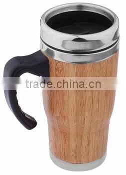 Auto mug with 100%natural bamboo