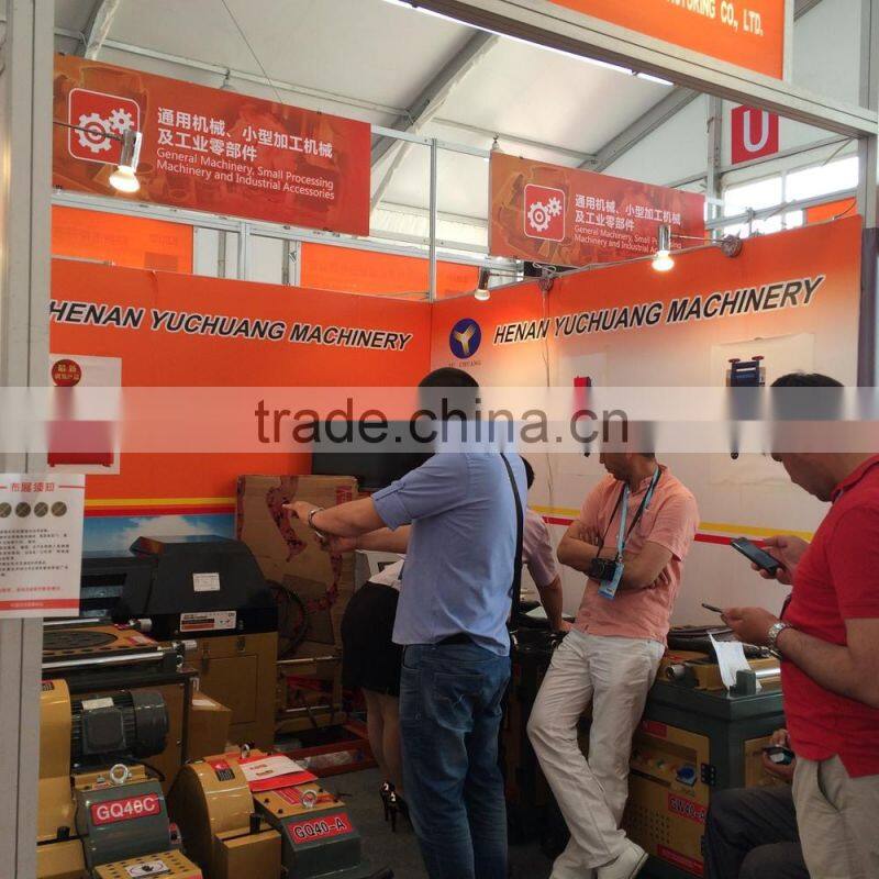 Coiled wire steel bar straightening machine