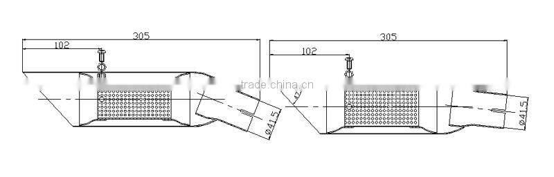 Hand Welding Motorcycle Exhaust Mufflers For Hayabusa GSX1300R