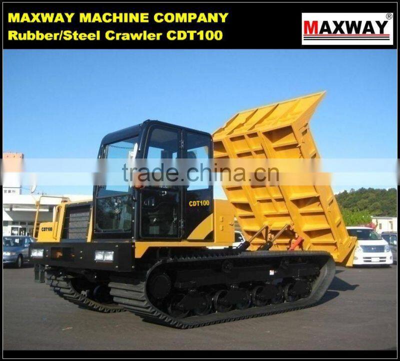 10Ton Customized Hydraulic Tipper for Palm Grove, Rock, Wood, Sand , CE / ISO / SGS , Model: CDT100