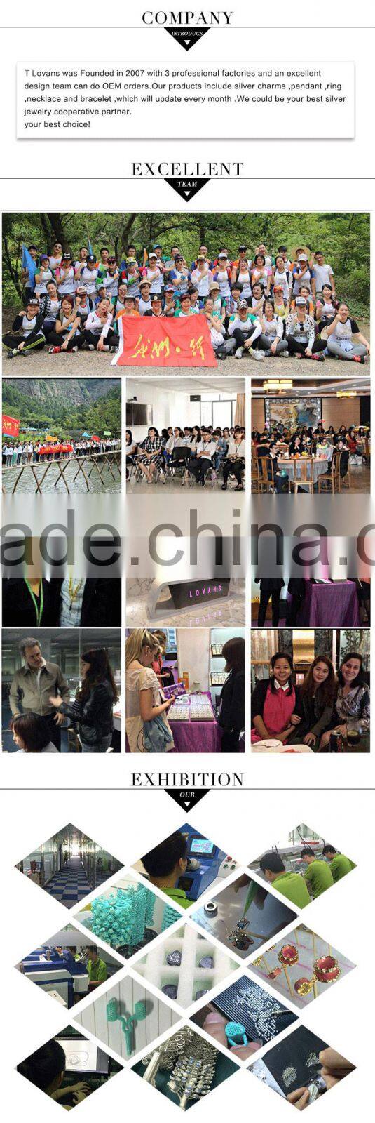 925 Sterling Silver Latest Design Beads Necklace Jewelry SNP027W