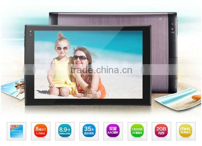Original PIPO T9 MTK6592 Octa Core 3G Android Tablet PC 2GB RAM 32GB ROM